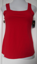 Understated cotton Tank Size X-Large Style 815362 Red (602) - $22.72