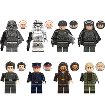 8Pcs Star Wars Minifigure Leipa Syril Karn Luthen Rae Mudtroopers Mini B... - £20.99 GBP