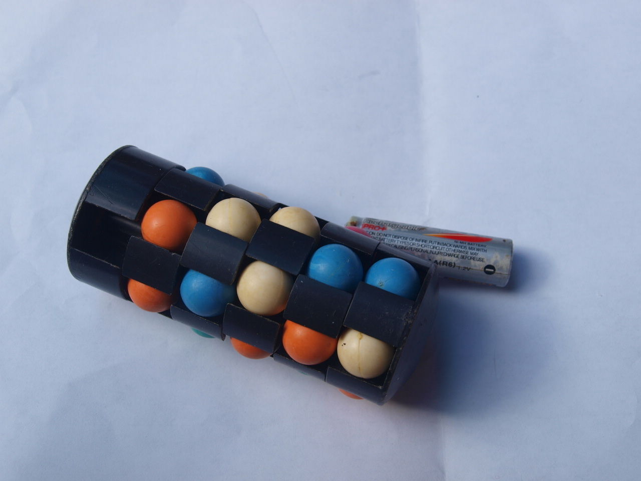 Vintage Russian Soviet Pocket Puzzle Ball Tower Game About 1980 - $15.22