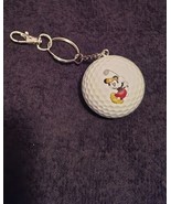 Mickey Mouse Golfing Keychain Golf Ball with Clip - $19.01 CAD