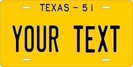 Texas 1951 Personalized Tag Vehicle Car Auto License Plate - $16.75