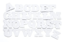 Martha Stewart Crafts Adhesive Chipboard Alphabet - £3.85 GBP