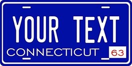 Connecticut 1963 Personalized Tag Vehicle Car Auto License Plate - £13.47 GBP