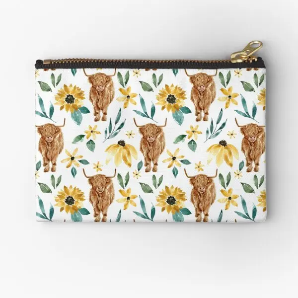 High  And flowers Wildflowers  Zipper Pouches Storage Packaging Pure  Bag So Key - $57.98