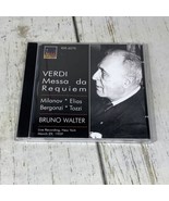Verdi Messa De Requiem Bruno Walter CD MILANOV ELIAS TOZZI BERGONZI Live... - £18.52 GBP