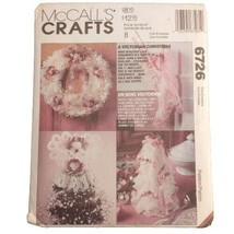 McCall&#39;s Craft Pattern 6726 A Victorian Christmas Ornaments Lace Tree UC - £1.91 GBP