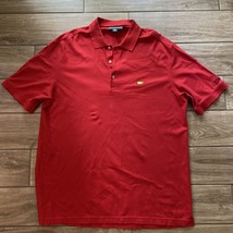 MASTERS COLLECTION Size XL Mens Red 100% Pima Cotton Golf Polo Sport Shirt - $278.62 MXN