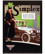 3764.Simplex Automobile 18x24 Poster Ad.Car Wall Art Decorative Home int... - £22.05 GBP