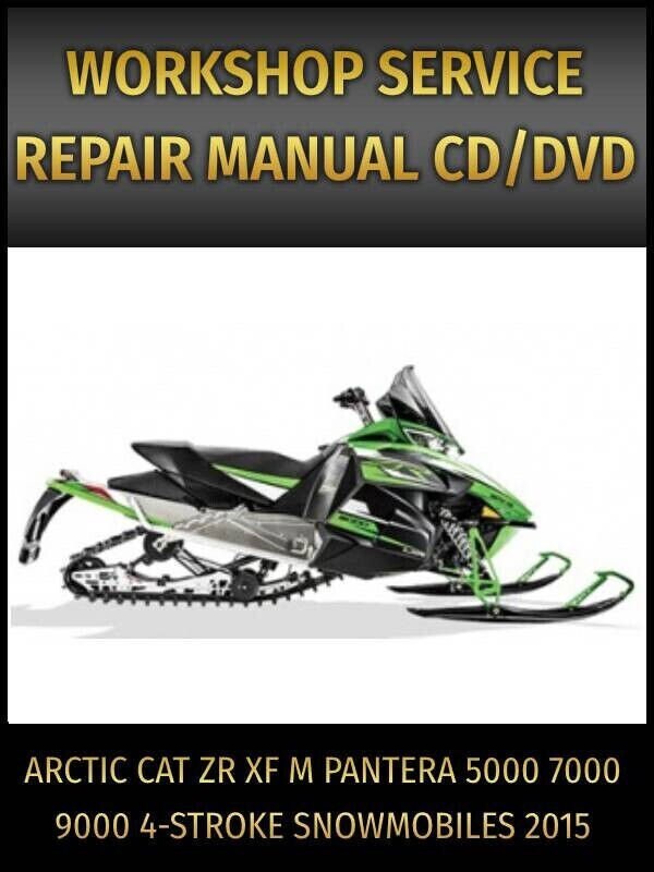 Arctic Cat ZR XF M Pantera 5000 7000 9000 4-Stroke Snowmobiles Manual 20... - $21.45