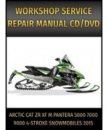 Arctic Cat ZR XF M Pantera 5000 7000 9000 4-Stroke Snowmobiles Manual 20... - £16.86 GBP