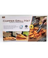 2 Pack Copper Grill Mat Non-Stick Copper Infused Brand New in Box 15.75&quot;... - £8.71 GBP