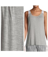 Secret Treasures Sleeveless Super Soft Grey Racerback Sleepshirt Womens ... - $9.47