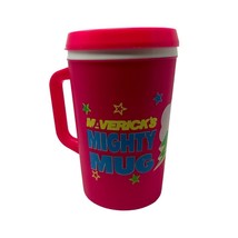 Mavericks Aladdin Mighty Mug Hot Pink Drink Cup Vintage - £13.09 GBP