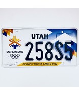 2002 United States Utah Olympic Winter Games Passenger License Plate 258S5 - €15,60 EUR