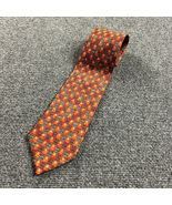 Ermenegildo Zegna Neck Tie Mens 4&quot; x 59&quot; Geometric Red Blue Floral Silk ... - $364.86 MXN