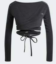 adidas Originals Wrap-Around Cardigan Women&#39;s Sports Casual Top AsiaFit ... - $44.91