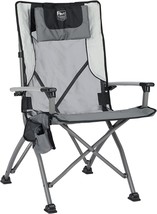 Timber Ridge Camping Chair, Gray/Black, Foldable, Alloy Steel, 22 X 44 X 16 X 54 - £75.29 GBP
