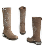 DONALD PLINER Studded MAC Boot riding Equestrian Biker Moto leather 6.5 ... - $4,355.40 MXN