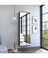 FM FURNITURE Connecticut Wall Mounted Shoe Rack w/Mirror and Five Shelve... - $353.67 CAD+