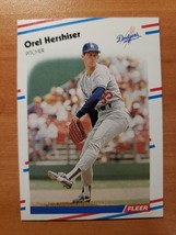 1988 Fleer #518 Orel Hershiser - Los Angeles Dodgers - MLB - £1.40 GBP