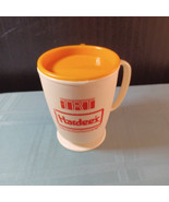 Vintage 1981 Hardee&#39;s Plastic Travel Coffee Mug Cup - TRT PENTRAN TIDEWA... - €12,03 EUR