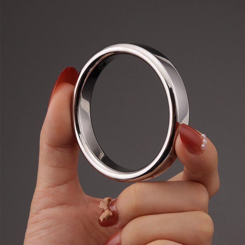 Big Size Metal Cock Ring Delay Ejaculation Weight Ball Stretcher Ring - $18.50+