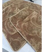 Waterford Queen Coverlet With 2 Standard Shams Brocade Gorgeous Set  - $158.37
