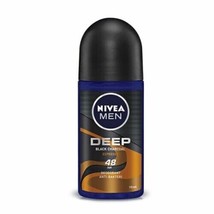 Nivea Men Deep Black Carbon Espresso roll-on Antiperspirant 50ml- Free Ship - £7.42 GBP