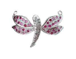 Victorian 0.50ct Rose Cut Diamond Ruby Women’s Wedding Pendant - £656.87 GBP