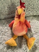 Strut The Rooster Beanie Baby Error Rare Retired 1996 Vintage TY - £78.66 GBP