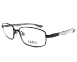 IZOD Gafas Monturas IZ 438 Black Gris Rectangular Completo Borde 51-16-130 - $46.38
