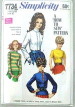 Vintage Simplicity #7734 Blouses Sewing Pattern - £2.99 GBP