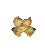 Van Tellingen Bunny Hug Salt &amp; Pepper Shaker Set 1950s Smoky Mts. Souvenir - £9.70 GBP