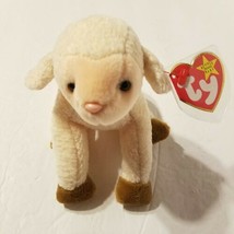 “Ewey” the Lamb TY Original Beanie Baby - Retired MINT Condition W/ Tags - £6.38 GBP