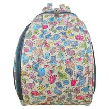 Vintage Multi functional Nylon Printing Backpack Women Cute Backpacks - £67.94 GBP