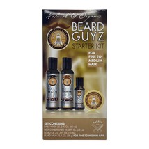 Beard Guyz Natural and Organic Starter Kit 4 Piece Set - £12.18 GBP