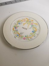 Crown Victoria LOVELACE Bread &amp; Butter Plate w/hand painted 1975 Center ... - £6.83 GBP