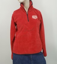 Detroit Red Wings 1/4 Zip Fleece Juniors Girls Size Medium Red Patch Logo - £6.33 GBP