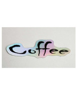 Holographic Die-cut Stickers &quot;Coffee&quot; - €8,69 EUR+