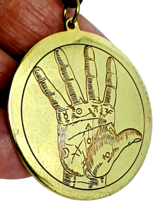 Hand Of Fortune Necklace Pendant Talisman Amulet of Good Fortune Palmistry Tarot - £11.77 GBP