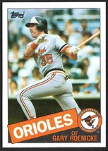 Baltimore Orioles Gary Roenicke 1985 Topps Baseball Card #109 nr mt    - £0.39 GBP