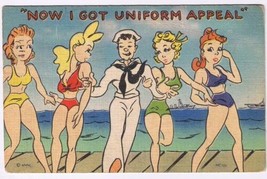 Postcard Comic How I Got Uniform Appeal Sailor Ladies - £3.88 GBP