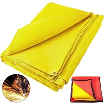 VEVOR 6 x 10 Ft Welding Blanket Gold Fiberglass Blanket Portable Fiberglass Fire - £43.59 GBP