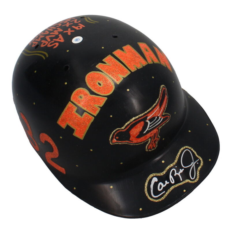 Primary image for Cal Ripken Jr. Autographed Orioles Hand Painted Batting Helmet JSA