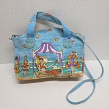 Vintage Anne Ormsby Beach Ladies Canvas Bag Purse - $547.83 MXN