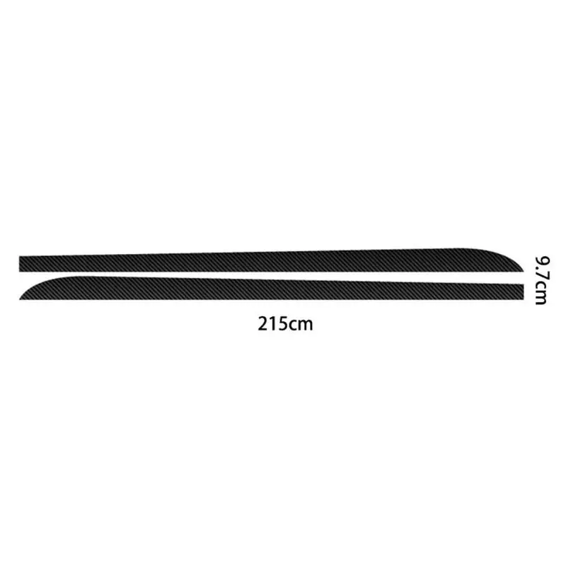 2pcs Car Stickers Side Skirt Sill Stripe Body Decals Auto Styling Accessories fo - $75.58