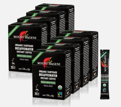 Mount Hagen - Organic Fairtrade Decaffeinated Instant Coffee 25ct - Case... - $47.51
