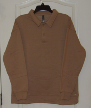 Mondetta Relaxed Fit Drop Shoulder Collared Pullover Brown Women&#39;s Sz XL... - $365.67 MXN