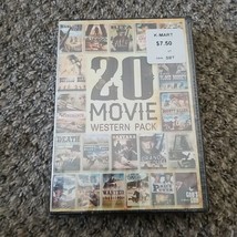 20 Movie Western Pack (DVD, 2012, 5-Disc Set) over 30 hours - $6.89