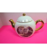 Thomas Kinkade Teapot Home Is Where The Heart Is Teleflora Tea Pot Gold ... - £11.68 GBP